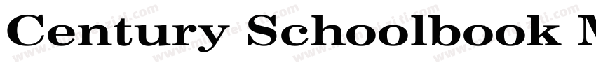 Century Schoolbook Monospace字体转换
